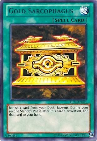Gold Sarcophagus (Blue) (DL18-EN011) [Duelist League Promo]
