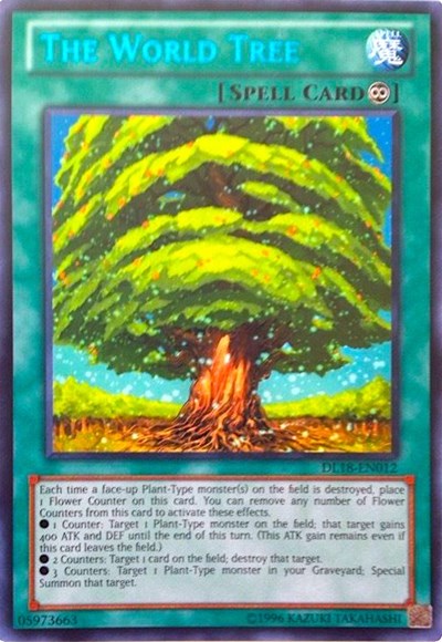 The World Tree (Blue) (DL18-EN012) [Duelist League Promo]