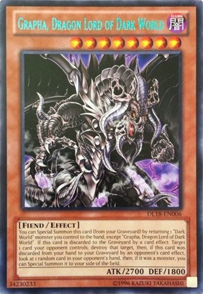 Grapha, Dragon Lord of Dark World (Green) (DL18-EN006) [Duelist League Promo]