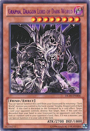 Grapha, Dragon Lord of Dark World (Purple) (DL18-EN006) [Duelist League Promo]