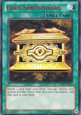 Gold Sarcophagus (Red) (DL18-EN011) [Duelist League Promo]