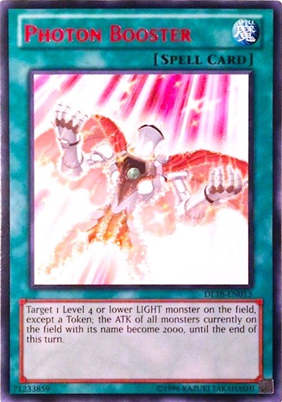 Photon Booster (Red) (DL18-EN013) [Duelist League Promo]