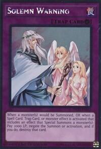Solemn Warning (NKRT-EN035) [Noble Knights of the Round Table Box Set]