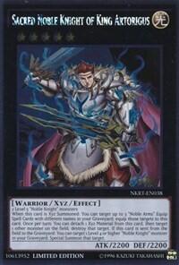 Sacred Noble Knight of King Artorigus (NKRT-EN038) [Noble Knights of the Round Table Box Set]