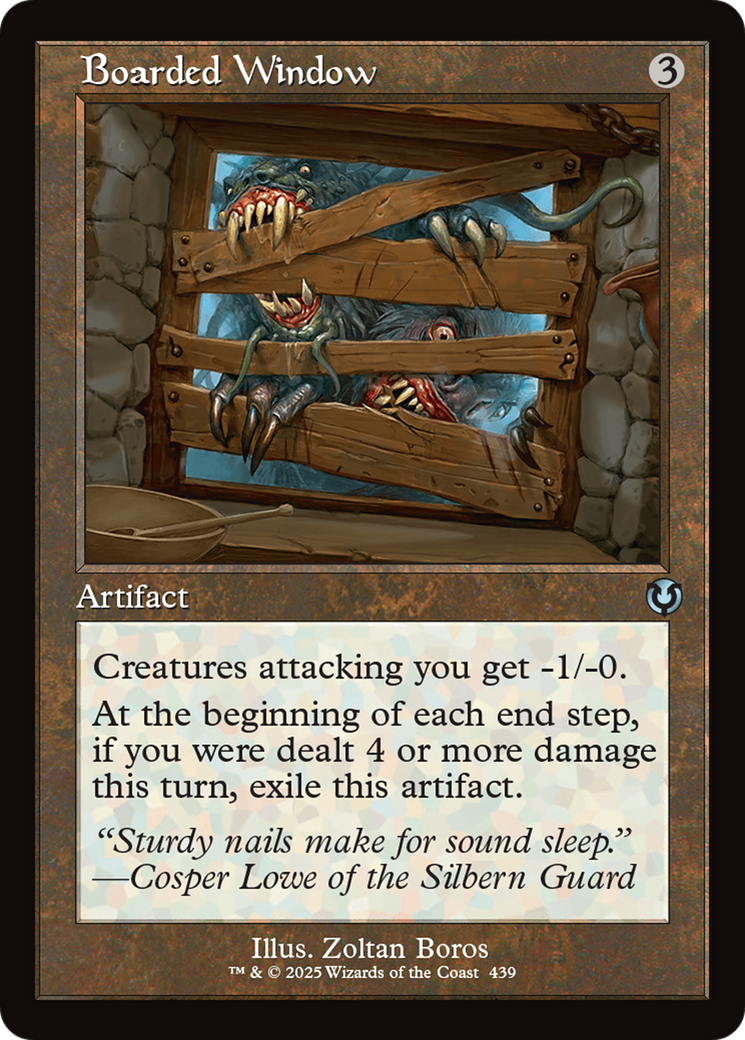 Boarded Window (Retro Frame) (INR-439) - Innistrad Remastered Foil