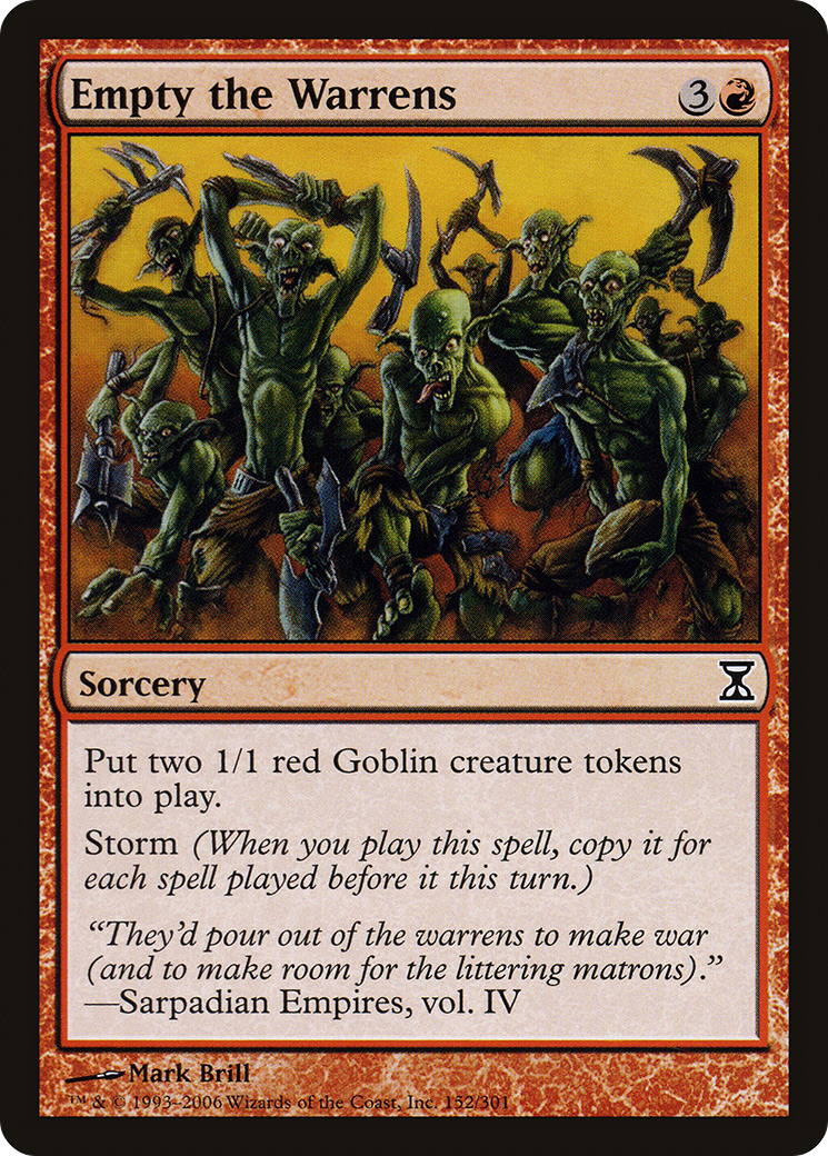 Empty the Warrens (TSP-152) - Time Spiral
