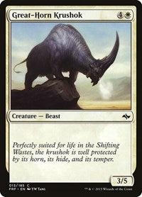 Great-Horn Krushok (13) [Fate Reforged]