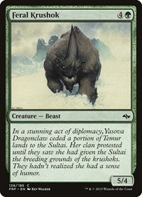 Feral Krushok (128) [Fate Reforged]