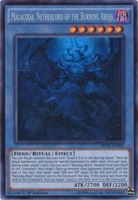 Malacoda, Netherlord of the Burning Abyss (Ghost Rare) (SECE-EN085) [Secrets of Eternity]