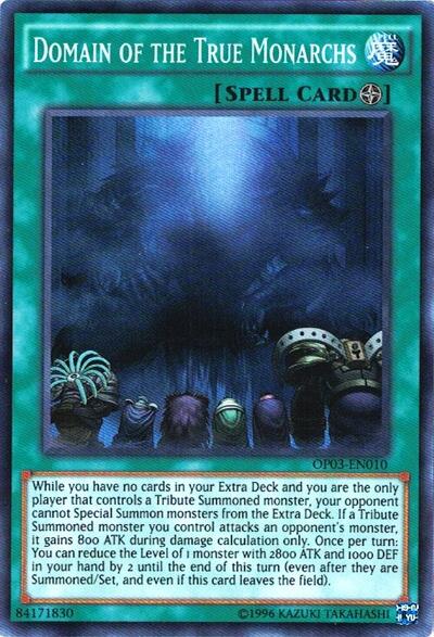 Domain of the True Monarchs (OP03-EN010) [OTS Tournament Pack 3]