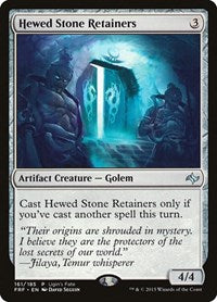 Hewed Stone Retainers (161) [Ugin's Fate Promos]