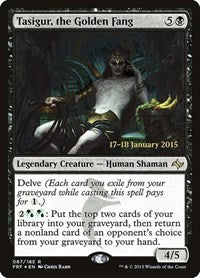 Tasigur, the Golden Fang (87) [Prerelease Cards]