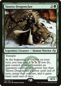 Yasova Dragonclaw (148) [Prerelease Cards]