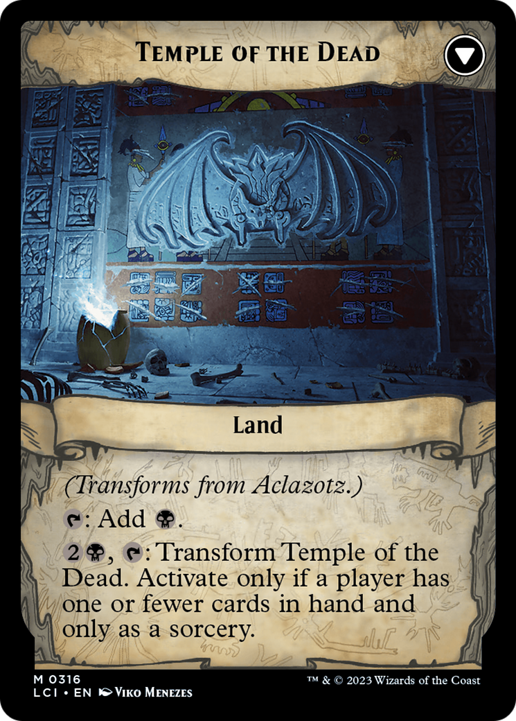 Aclazotz, Deepest Betrayal (Showcase) (LCI-316) - The Lost Caverns of Ixalan: (Showcase)