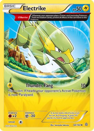 Electrike (Omega) 060/160  XY  Primal Clash - Uncommon