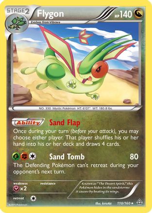 Flygon 110/160  - Holofoil XY  Primal Clash - Holo Rare