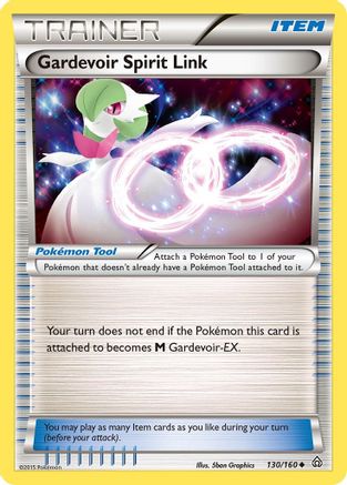 Gardevoir Spirit Link 130/160  - Reverse Holofoil XY  Primal Clash - Uncommon