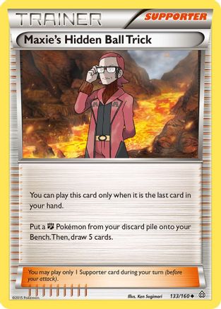 Maxie's Hidden Ball Trick 133/160  XY  Primal Clash - Uncommon