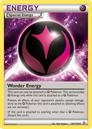 Wonder Energy 144/160  - Reverse Holofoil XY  Primal Clash - Uncommon
