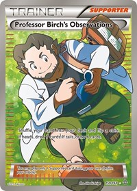 Professor Birch's Observations (159 Full Art) (159/160) [XY - Primal Clash]