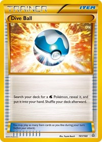 Dive Ball (161 Secret Rare) (161/160) [XY - Primal Clash]