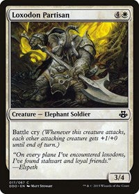 Loxodon Partisan (17) [Duel Decks: Elspeth vs. Kiora]
