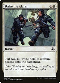 Raise the Alarm (23) [Duel Decks: Elspeth vs. Kiora]