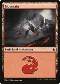 Mountain (261) (261) [Dragons of Tarkir]