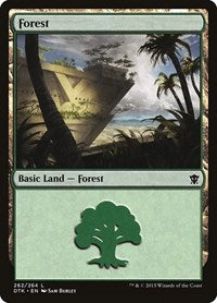 Forest (262) (262) [Dragons of Tarkir]