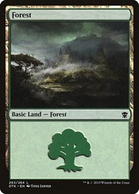 Forest (263) (263) [Dragons of Tarkir]