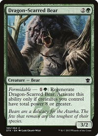 Dragon-Scarred Bear (183) [Dragons of Tarkir]