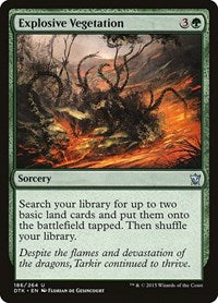 Explosive Vegetation (186) [Dragons of Tarkir]