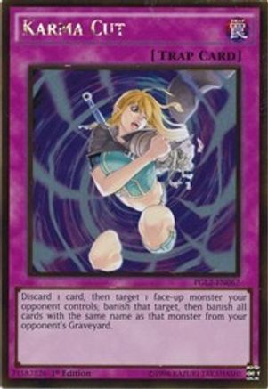 Karma Cut (PGL2-EN067) - Premium Gold: Return of the Bling 1st Edition