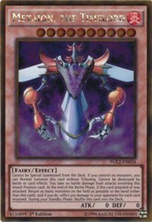 Metaion, the Timelord (PGL2-EN034) - Premium Gold: Return of the Bling 1st Edition