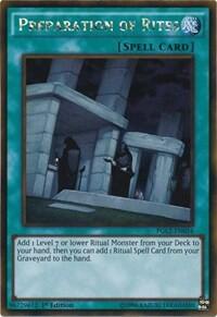 Preparation of Rites (PGL2-EN054) [Premium Gold: Return of the Bling]