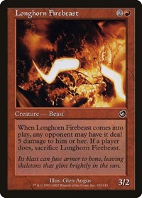 Longhorn Firebeast (103) [Torment]