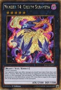 Number 14: Greedy Sarameya (PGL2-EN017) [Premium Gold: Return of the Bling]