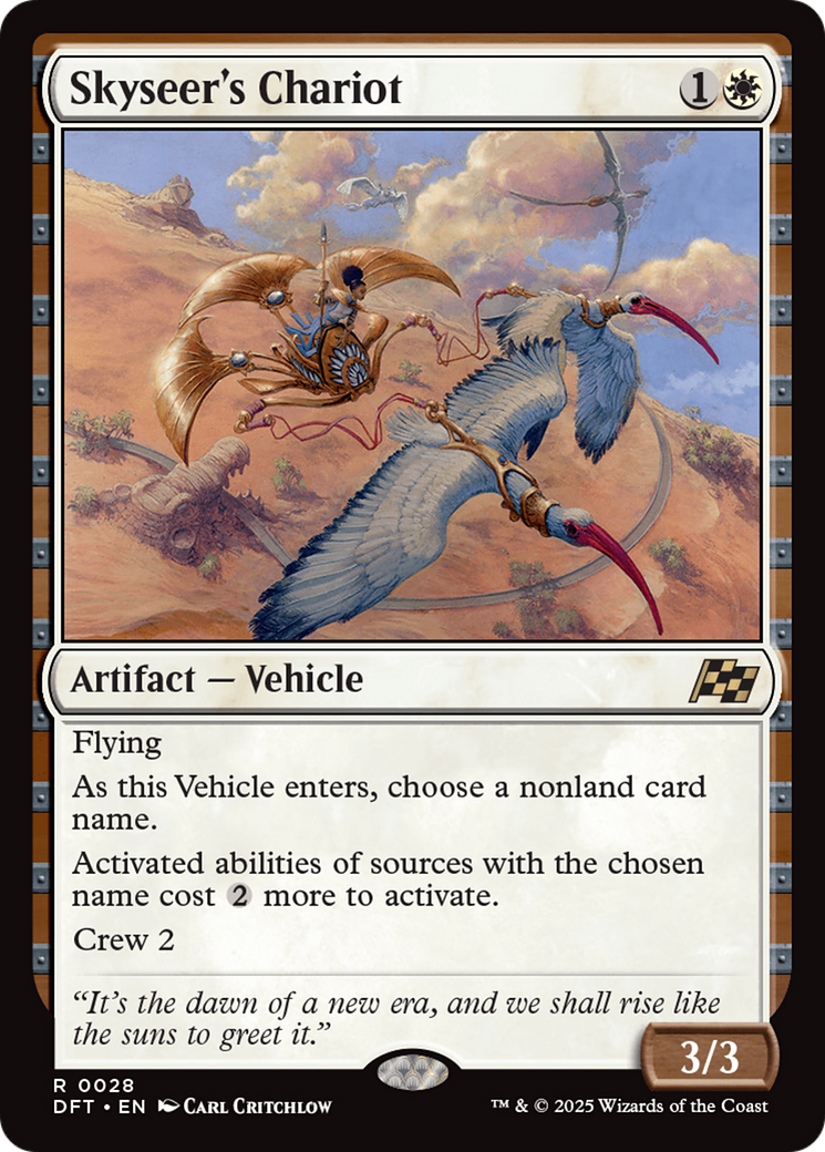 Skyseer's Chariot (DFT-028) - Aetherdrift Foil