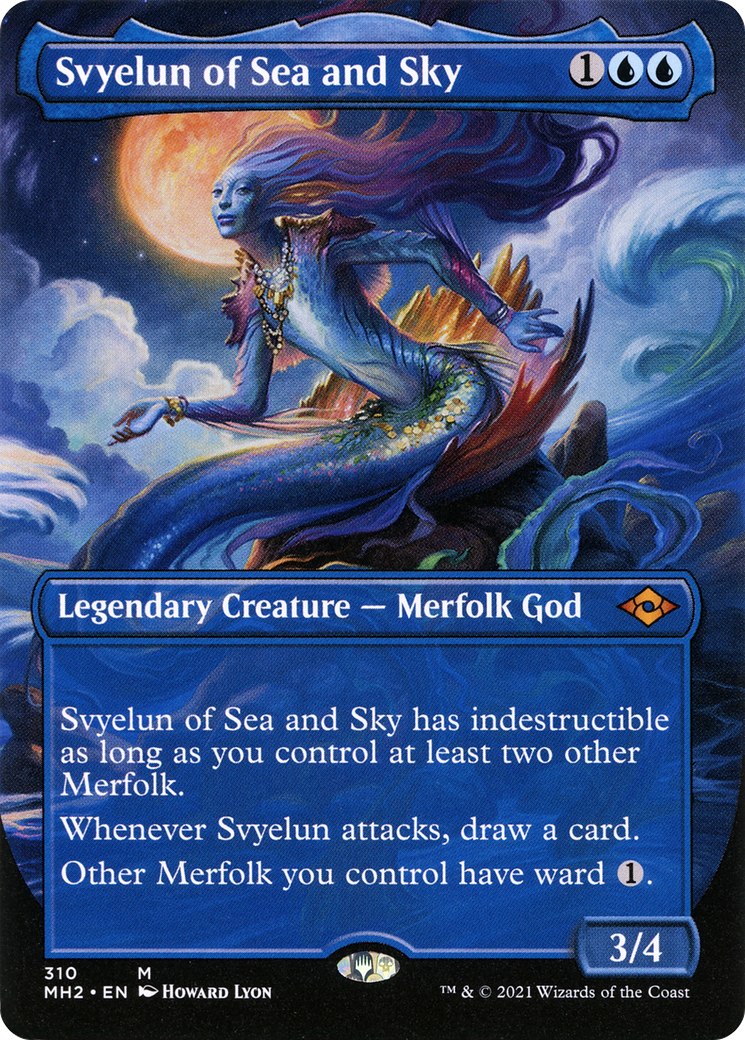 Svyelun of Sea and Sky (Borderless) (MH2-310) - Modern Horizons 2 Foil