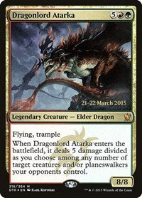 Dragonlord Atarka (216) [Prerelease Cards]