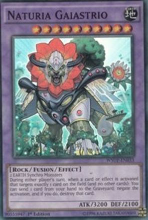 Naturia Gaiastrio (WSUP-EN033) - World Superstars 1st Edition