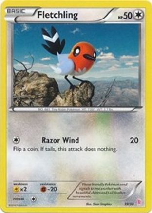 Fletchling (#1) 001  XY Trainer Kit Sylveon & Noivern - Common
