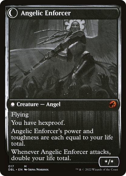 Enduring Angel (DBL-017) - Innistrad: Double Feature: (Double Faced Transform)