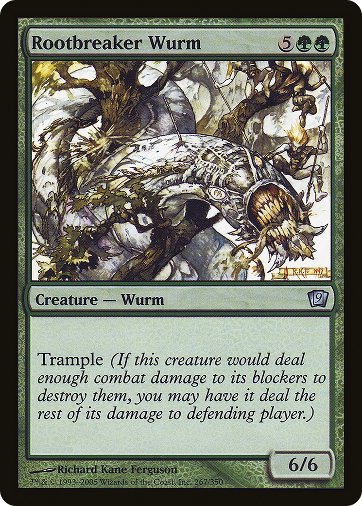 Rootbreaker Wurm (9ED-267★) - 9th Edition Foil
