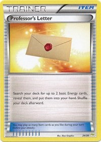 Professor's Letter (Noivern) (24/30) [XY Trainer Kit: Sylveon & Noivern]