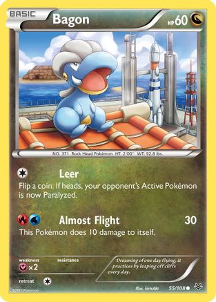 Bagon (55) 055/108  - Reverse Holofoil XY  Roaring Skies - Common