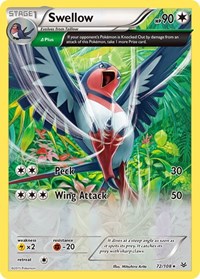Swellow (72 Delta) (72/108) [XY - Roaring Skies]