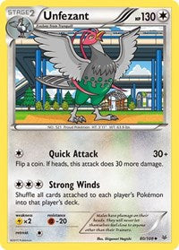 Unfezant (80) (80/108) [XY - Roaring Skies]