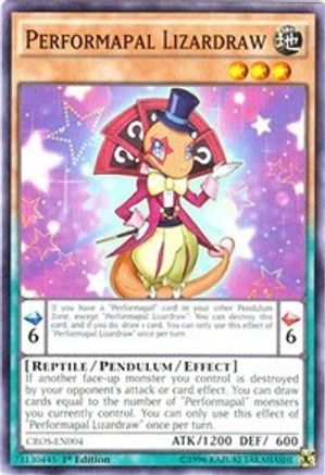 Performapal Lizardraw (CROS-EN004) - Crossed Souls Unlimited