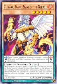 Zefraxa, Flame Beast of the Nekroz (CROS-EN027) [Crossed Souls]